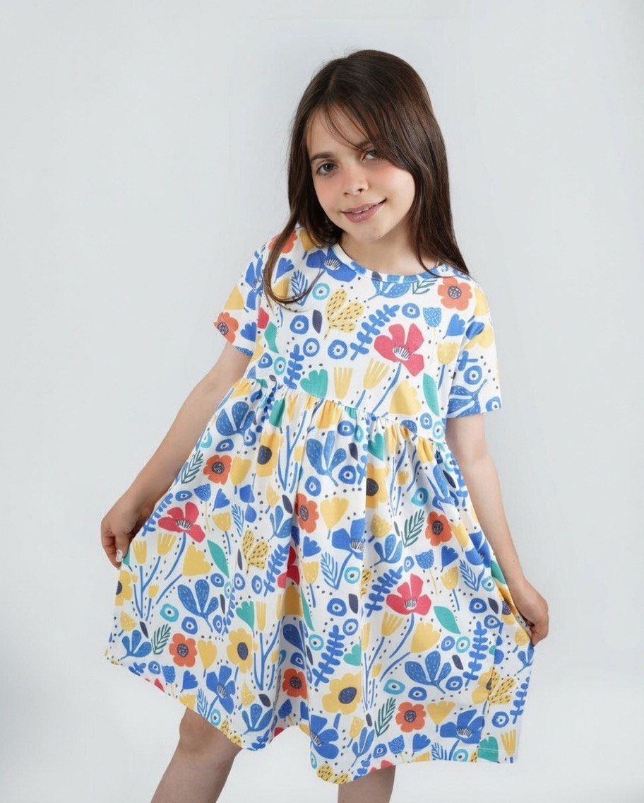 سارافون دخترانه خانگی